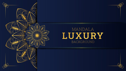 Luxury mandala background with golden arabesque pattern arabic islamic east style decorative mandala for print, poster, cover, brochure, flyer, banner, post, design.