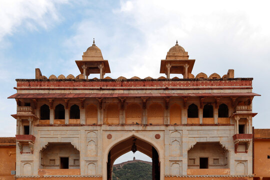 Suraj Pole Gate From Jalebi Chowk Inside Amer Fort.