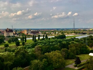Magdeburg Altstadt von oben (Sachsen-Anhalt)