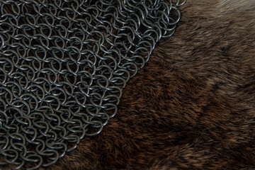 Chainmail and fur