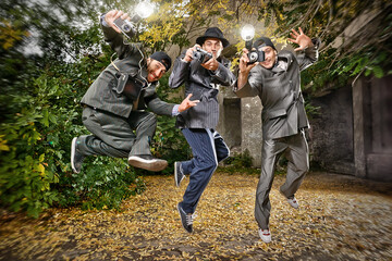 Photographers are taking a picture