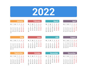 2022 Calendar