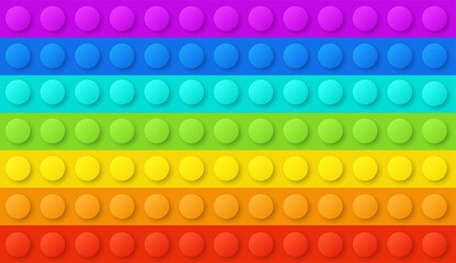 Game seamless background with colorful plastic parts.