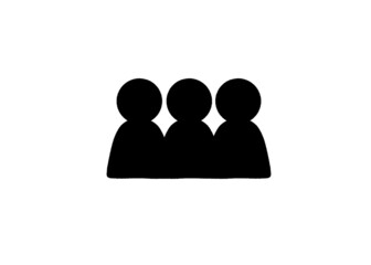 icon set social group of people 