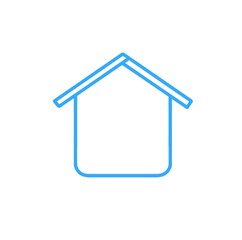 blue house icon