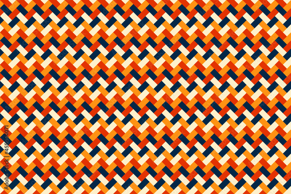 Wall mural seamless pattern rectangles weave background and texture