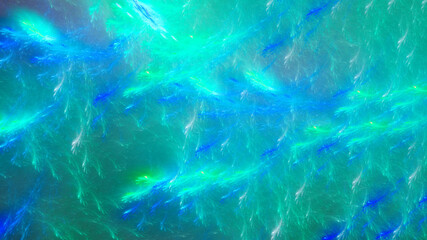 Abstract fractal art background in illustration space geometry.