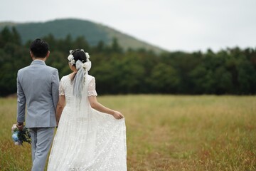 Jeju Wedding Snap, wedding photo, nature photo