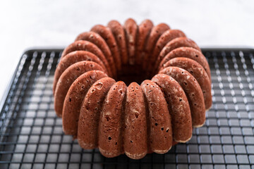 Red velvet bundt cake