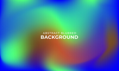 Colorful beautiful blurred abstract background vector template