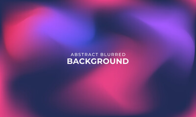 Colorful beautiful blurred abstract background vector template