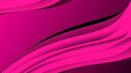 Elegant and beautiful futuristic pink color wave background. 3D