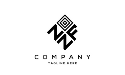 NFN square three latter logo vector