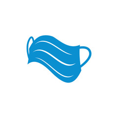 Face mask icon design template illustration