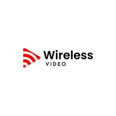 Unique and geometric logo about play and wireless icons.
EPS 10, Vector.