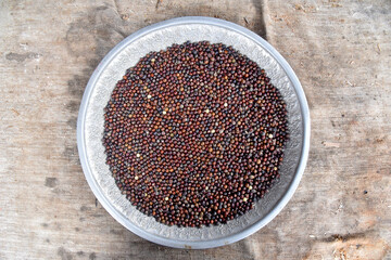 Old black beans of winged bean vegetable,Indonesian names 