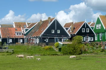 Fototapeten Former Island Marken, Noord-Holland province, The Netehrlands © Holland-PhotostockNL