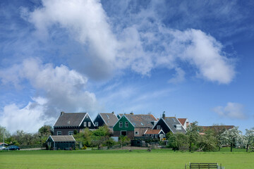Fototapeta na wymiar Former Island Marken, Noord-Holland province, The Netehrlands