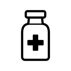 butelka z insuliną ikona - obrazy, fototapety, plakaty