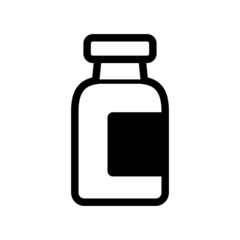 butelka z insuliną ikona - obrazy, fototapety, plakaty