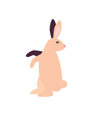 pink rabbit mascot
