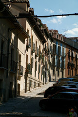 miasto budynki stare segovia zabytkowe © Piotr