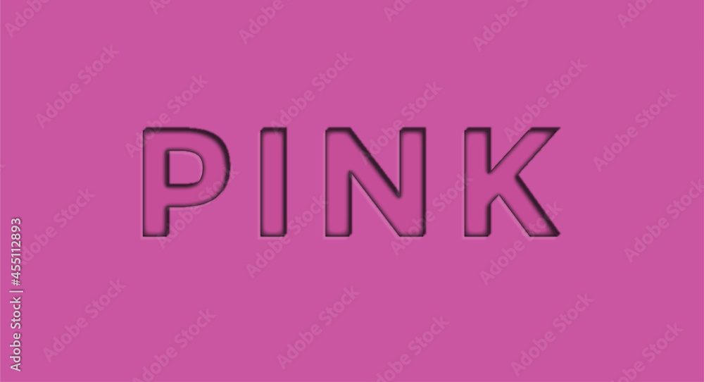 Poster pink 3d editable vector text effect free vector