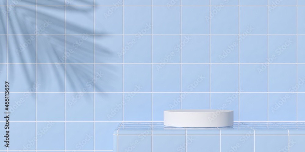 Poster abstract background for product branding. mock up scene with empty space minimal style. 3d render