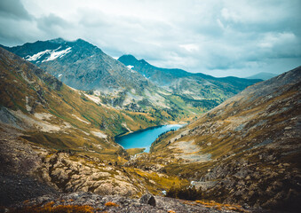 lake in the mountains