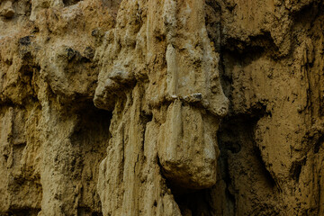 brown sand pillars at Ismila Archaelogy site