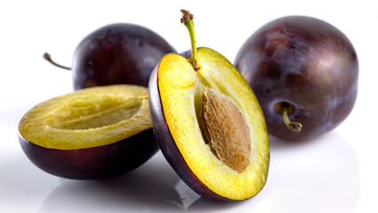 image of ripe plum close-up