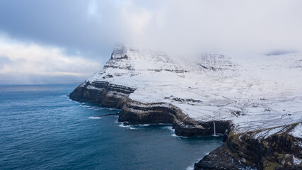Gásadalur (Winter) (Faroe Islands)