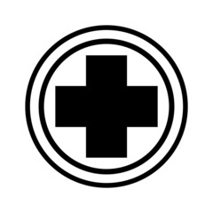 Obraz premium Plus sign. Positive symbol icon