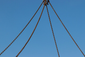 chain on a sky