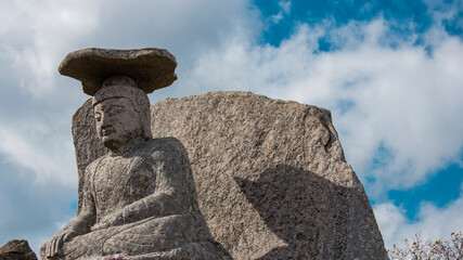 Buddha in stone