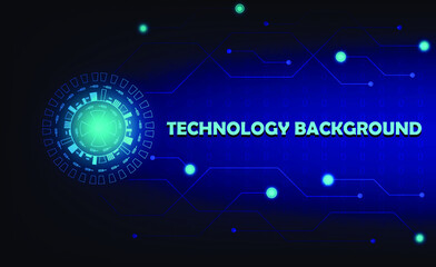 vector modern technology concept
 advanced high tech used in advertising flyer background poster