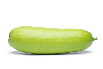 Winter melon, White gourd, Winter gourd, Ash gourd, tallow gourd, ash pumpkin, on white background