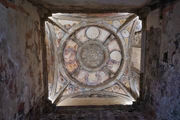Interior ceiling of the tower of the church of Santa Maria in Cazorla.