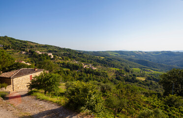 Fototapeta na wymiar Tuscany landscape in Italy