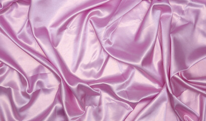 Smooth Elegant Dark Pink Silk Satin Texture