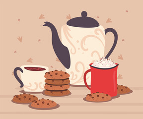 coffee and cookies