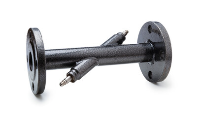 Pipe section isolated on white.