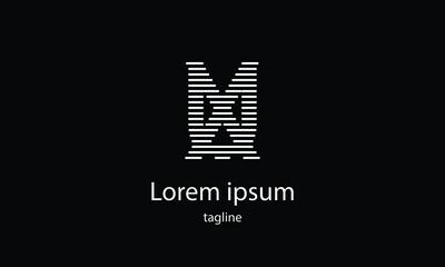 Premium vector alphabet letter simple minimalist logo design template