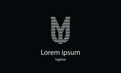 Premium vector alphabet letter simple minimalist logo design template