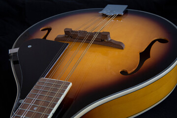 Mandolin closeup photography