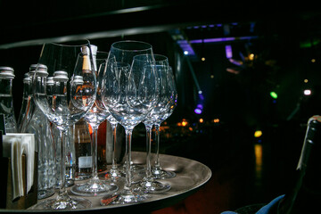 glasses of champagne