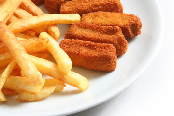 Meatballs and French Fries. Kadınbudu Köfte