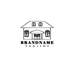 house logo template icon design vector