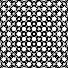 Vector white diamonds on black background