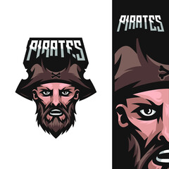 Pirates Mascot Logo